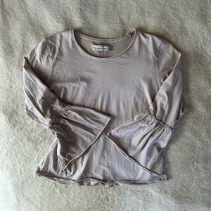 Abercrombie & Fitch Lavender Long Sleeve Tee